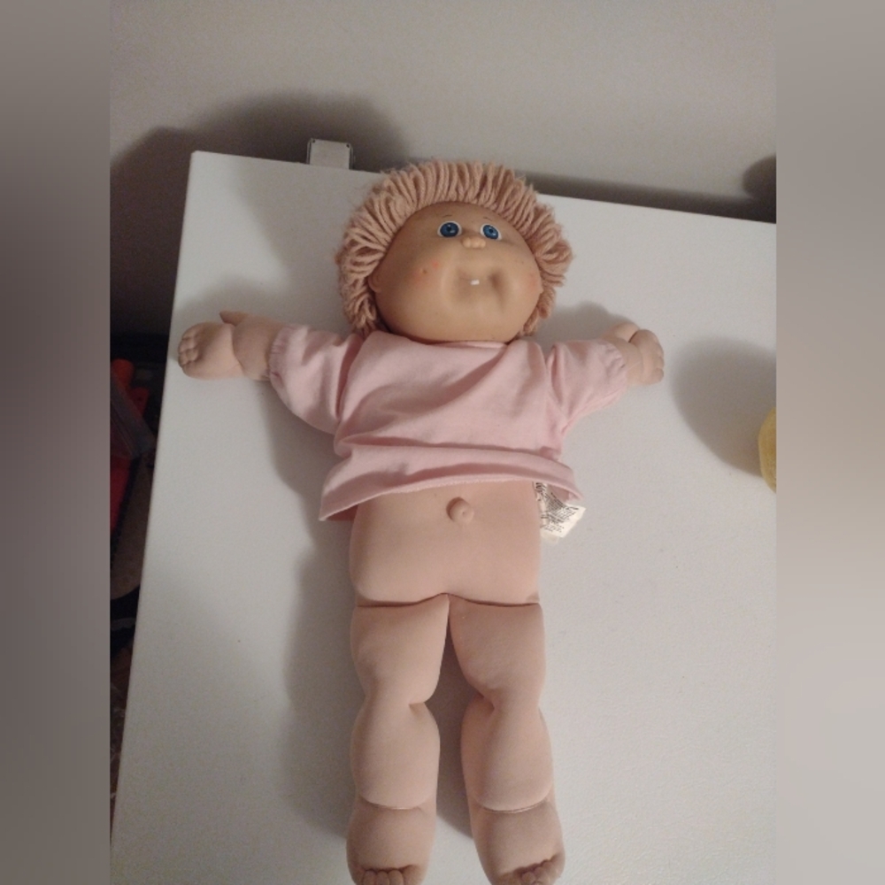 Vintage 1982 Coleco cabbage patch kid boy baby doll 17"